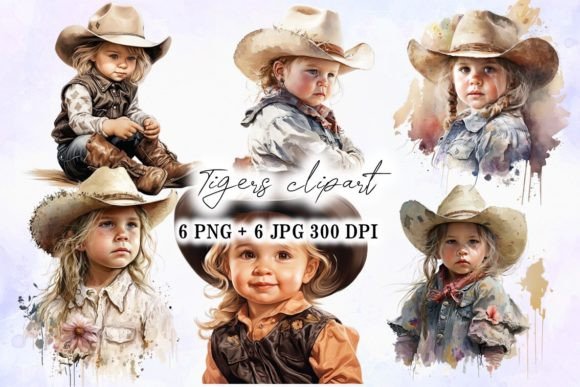 Baby Cowgirls Watercolor Art Set: Illustrations Review