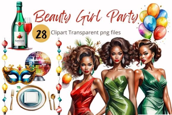 Beauty Girl Party Illustrations: A Sublimation Review
