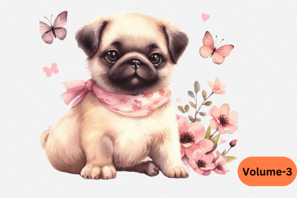 Cute Pug Watercolor Clipart: An Embroidery Review