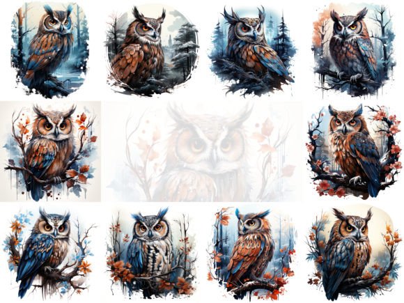 Owl in Winter Watercolor: An Embroidery Review