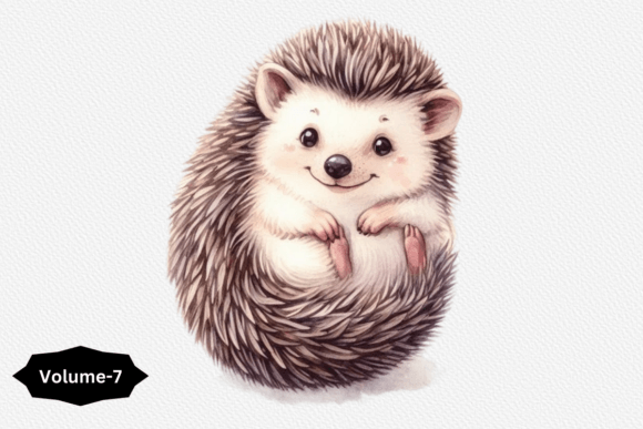 Watercolor Hedgehog Clipart Volume 7 Review
