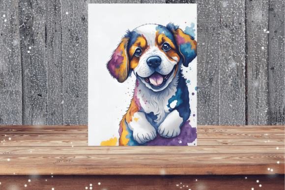 Watercolor Painting Dog: Illustrations for Local Brands